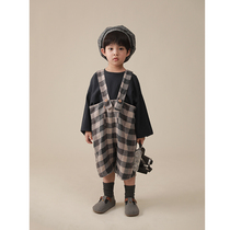 Young Yo-yo Boy Back With Pants Spring And Autumn Slim Fit Pants Children Spring Dress 50% Pants 100 Hitch Baby Pants Tide