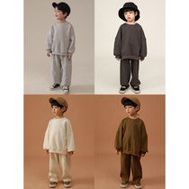 Young Yo-yo Boy 2022 Spring Loaded New Kindergarten Suit Brief About 100 Hitchhiking Childrens Sweatshirt Casual Pants Two Sets