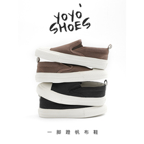 Young Yo-yo Boy Shoes 2022 Spring Autumn New Fashion Baby Sails Fabric Shoes Brief Breathable Children Shoes 100 Hitch Ride