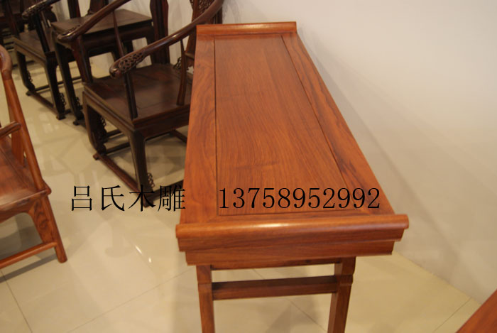 Nội thất gỗ gụ, bàn, bàn phật, vỏ, vỏ, tủ ngồi xổm, tủ trà, gỗ hồng sắc, khắc gỗ Dongyang - Bàn / Bàn bàn sofa gỗ