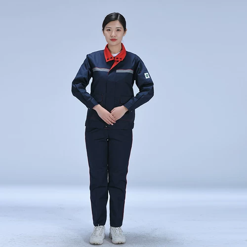 Заправочная одежда Весна и осенняя одежда нефтехимическая нефтяная весенняя и осень антистатическая рабочая одежда защита труда Электрика.