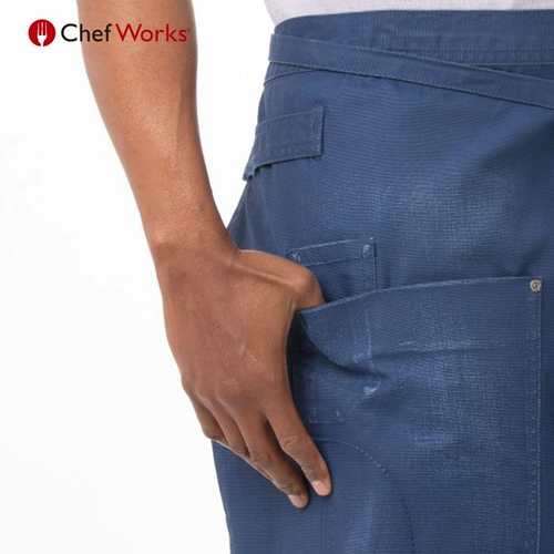 Chefworks Kitchen Arpron Service Service мужской полу -боды официант работник Тренд Тренд.