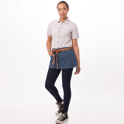 Шеф -завод Фартук Короткий отель Ресторан Ресторан Кафе Бар выпечка десерта кухня Мастер