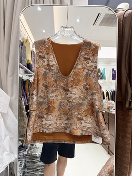 New chinese style national style design vest 2026 autumn new loose slimming versatile design vest for women