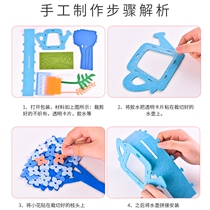 Womens Day events Diy parenting activities Childrens potted gifts birthday holidays Three-eight-festival elementary school childrens handmade flowers