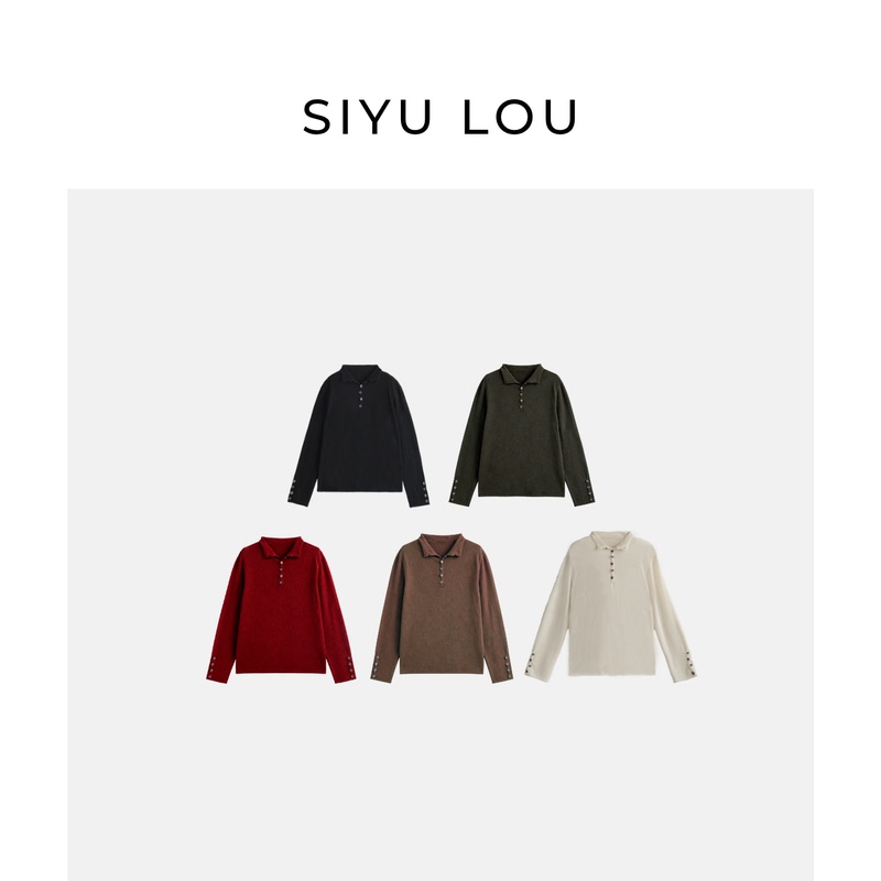 Silk Encounter【Twist Fun 2.0】100% Cashmere×Royal Grade a Cashmere×Consinee Stand Collar Knitwear Silk Encounter【Twist Fun 2.0】100% Cashmere×Royal Grade a Cashmere×Consinee Stand Collar Knitwear