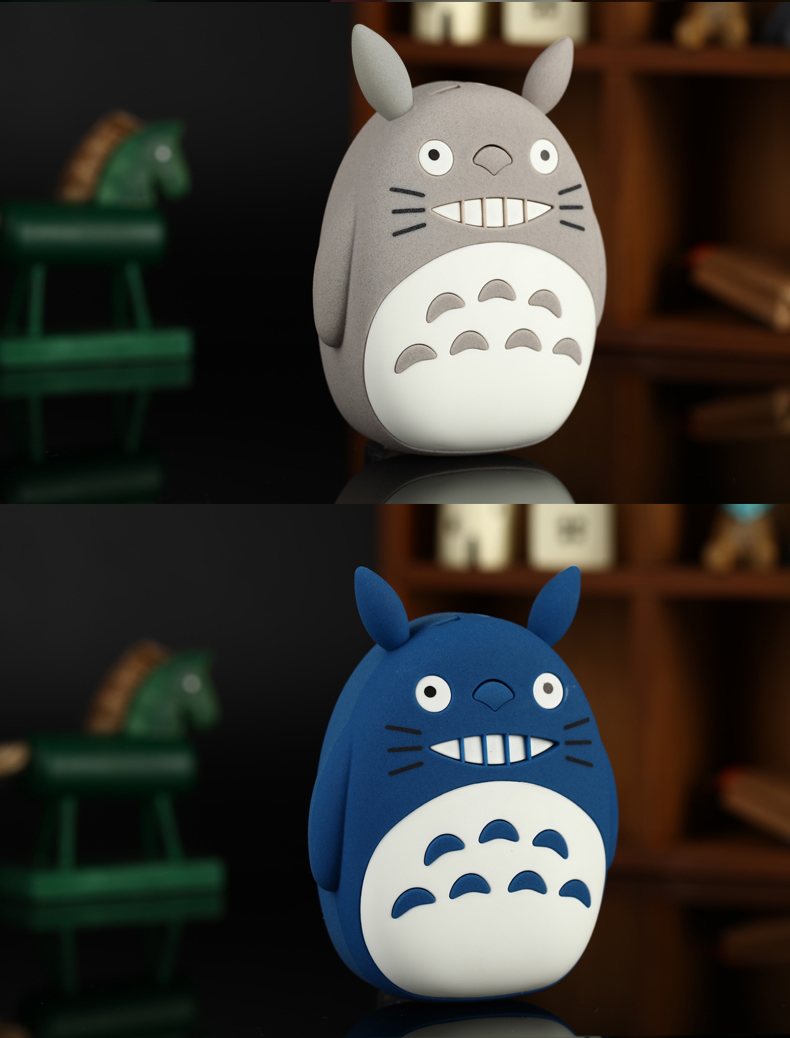 Phim hoạt hình Totoro nữ dễ thương Điện thoại di động 12000 mAh Sạc điện thoại di động Phổ thông mini cá tính sáng tạo