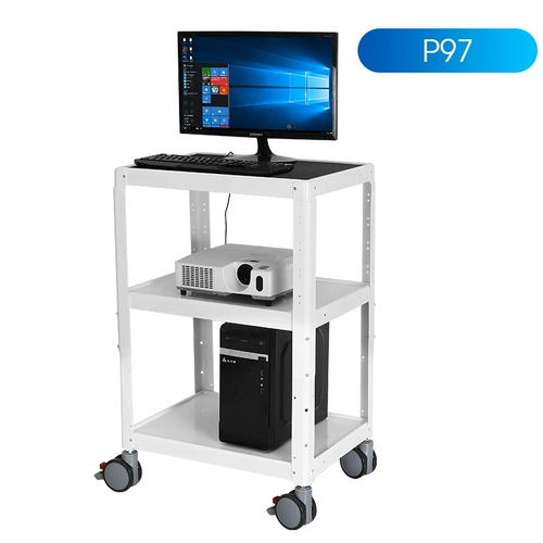 Ноутбук, тележка, проектор, рабочое оборудование, P97