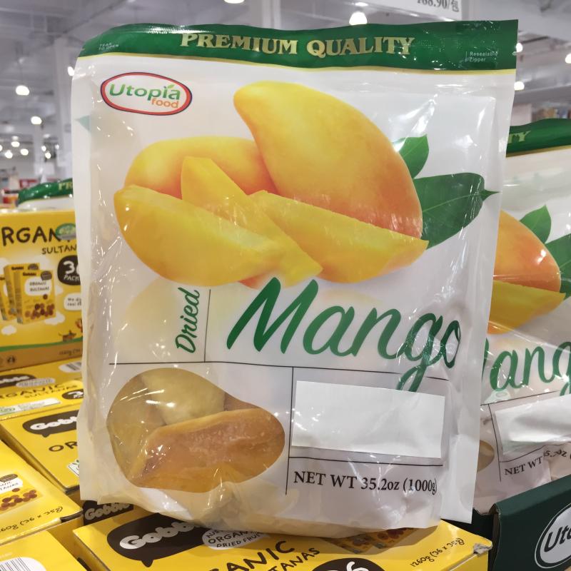Shanghai CostcoUTOPIA Thailand imported dried mango 1KG candied water preserved fruit snack snack snacks