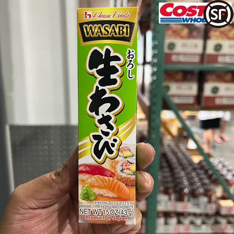 上海Costco好侍青芥末酱膏寿司鱼生调味品辣根日本土版43g单支装