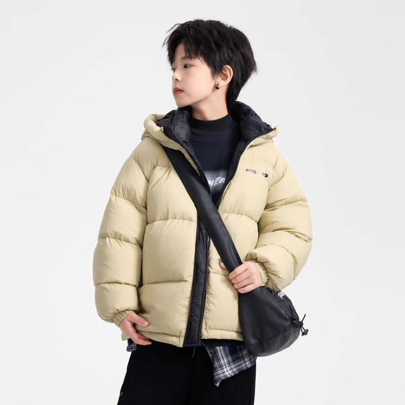 French Berydia Boys' Winter Short Waterproof Puffer down Jacket 2026 New Model for Older Children Cold-Proof Coat French Berydia Boys' Winter Short Waterproof Puffer down Jacket 2026 New Model for Older Children Cold-Proof Coat