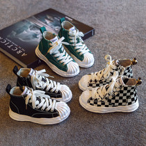 UK next kiss girls board shoes 2021 fall new high help childrens sails shoes boy boy tide