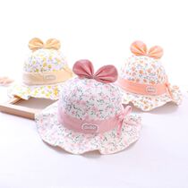 UK next kiss tub cap child hat beach fishing hood princess wind butterfly knot sunscreen sunhat