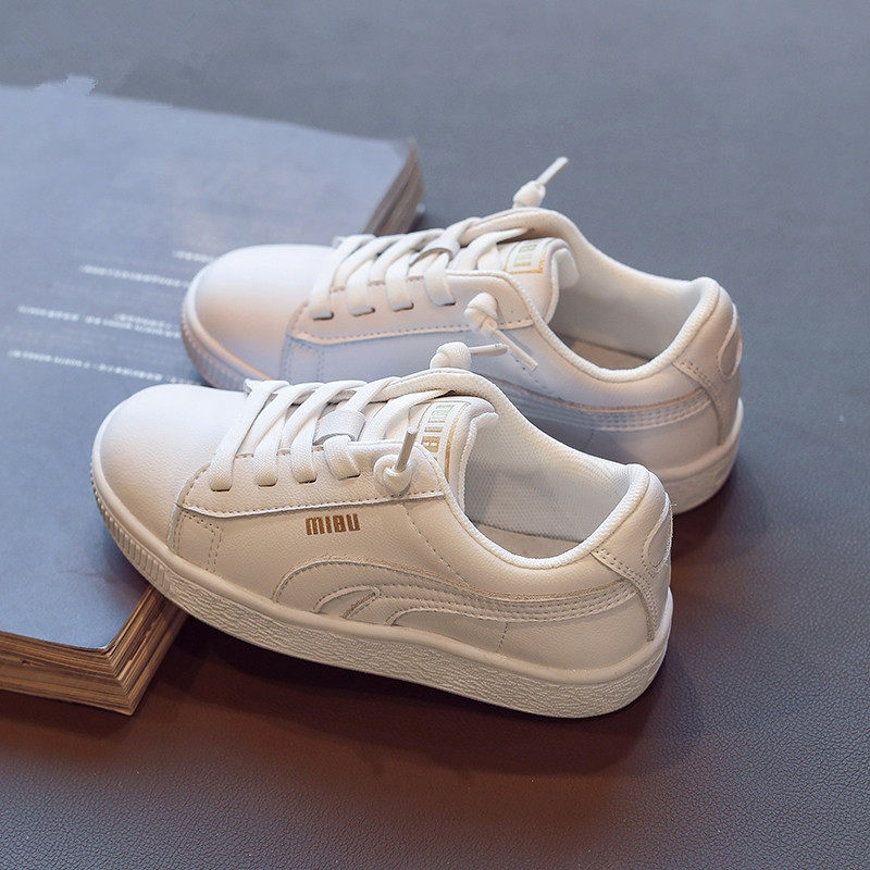 UK next kiss children sneakers 2021 spring new Korean version of the Korean version CUHK Fairy Fashion Little White Shoes
