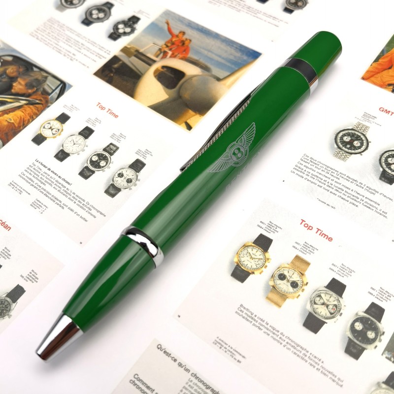 A metal ball pen UK high - end auto brand metal braided ball pen oil black pen