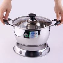 High pot rack kitchen single pot stand on the table wok shelf simple spoon rack heat insulation anti-scalding shelf