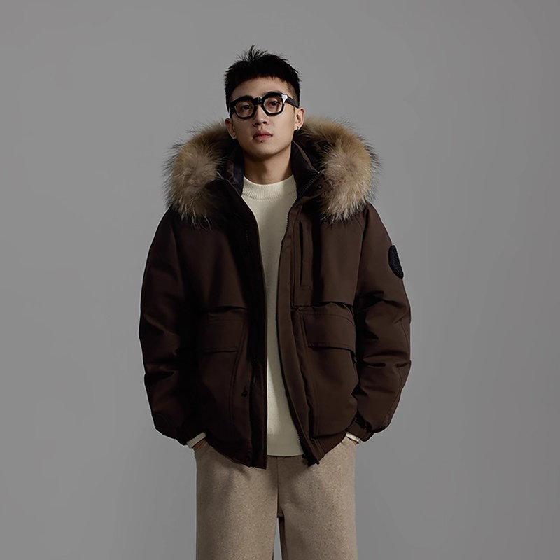 Korean Uamtor Winter Cold-Proof American-Style Parka Jacket Men's Casual Hooded Large Fur Collar down Jacket