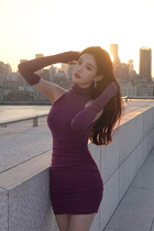 nicky high-end pure desire dress female 2022 spring and autumn style niche design sexy knitted bag hip skirt