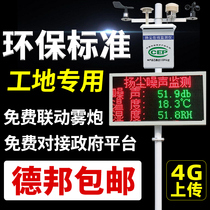 Site Jan Dust Monitoring System Noise Sound Air Quality PM2 5 Environment 10 Dust Online Detection Instruments
