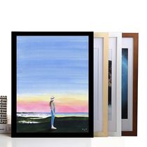 Photo frame hanging wall large size solid wood frame custom image frame 16KA2A1 small 12 inch 14 inch 18 24 small 32 inch