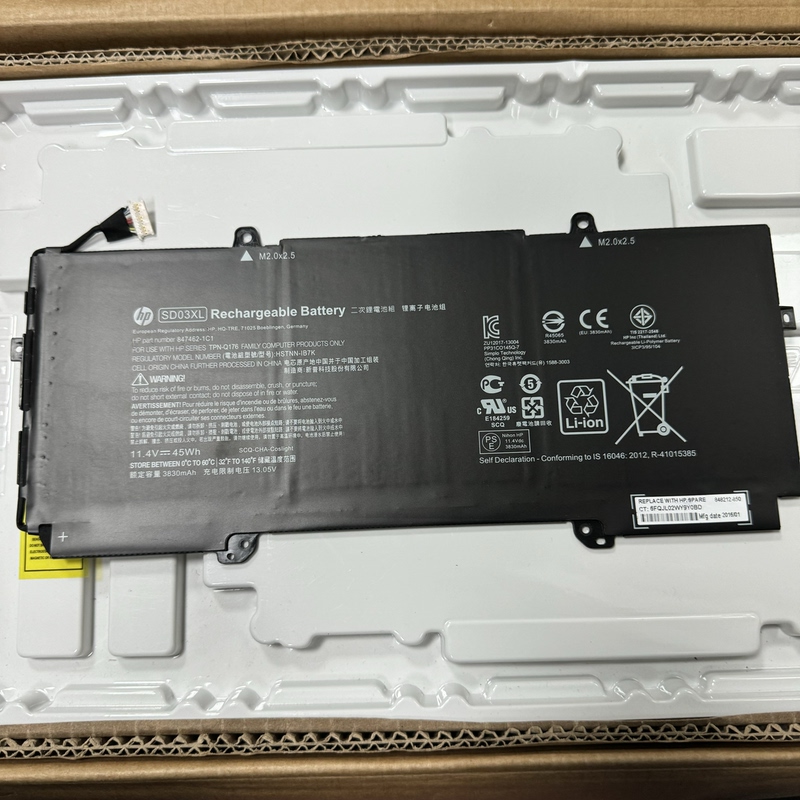 Original Hp Chromebook 13 G1 Core M5 Hstnn-Ib7K Tpn-Q176 Sd03Xl