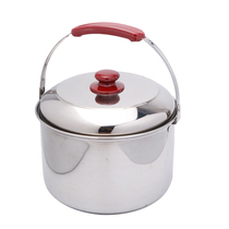 High quality stainless steel American pot soup pot Stew pot Handle pot Dual-use porridge pot Soup pot Multi-purpose pot Japanese and Korean pot