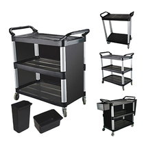 Plastic multipurpose trolley delivery dining car Dishes Collection Car Collection Car Wine Water Car Service Car Hotel