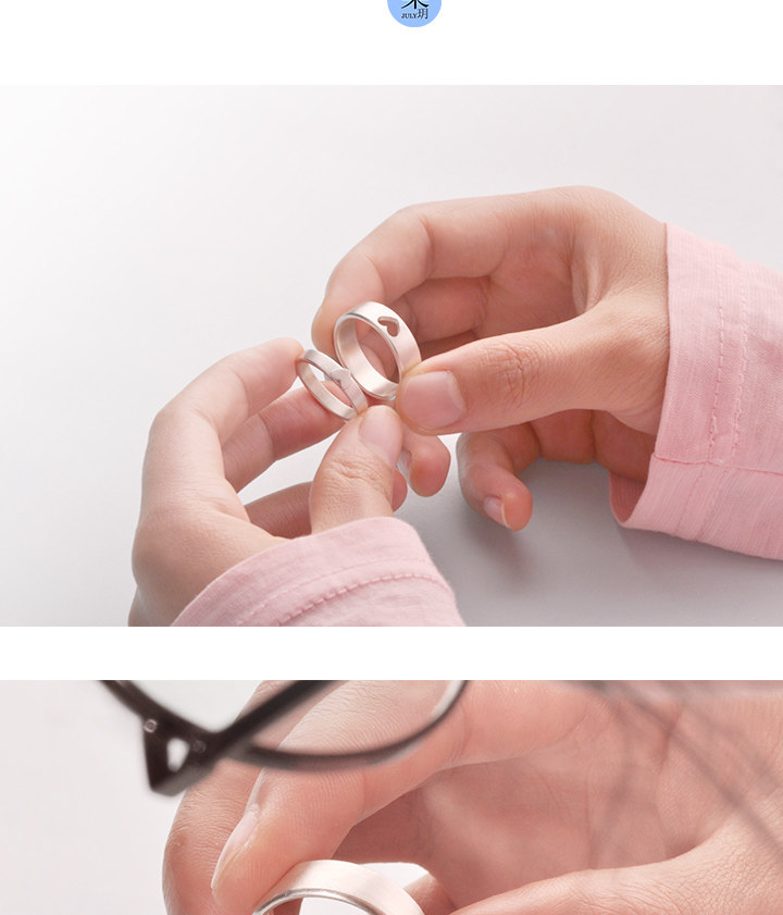 Bague mixte en Argenterie - Ref 3086647 Image 11