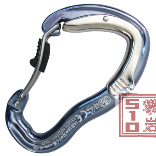 Mountain climbing main lock single lock-KONG-907 wire door self-locking -- 510 climbing Hall