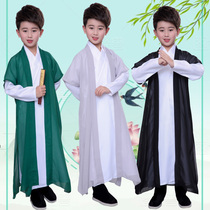 Boy costume Han suit Super Fairy Summer Child son Middle child knight scholar Tang Dynasty young master Child Chinese school uniform