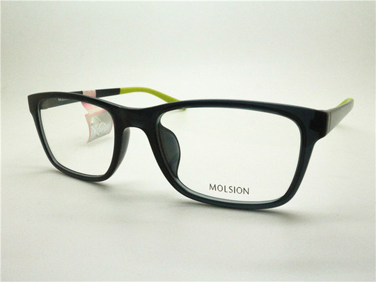 Agente auténtico con monturas de gafas ultraligeras de moda para hombres y mujeres MOLSION MJ6008 J09 antifalsificación