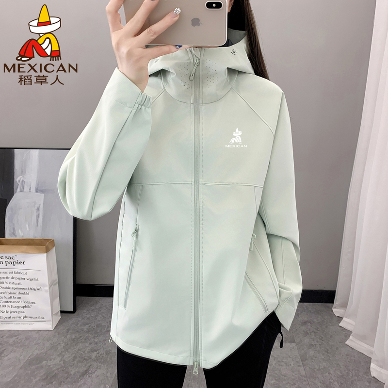 Scarecrow Outdoor Soft Shell Jacket for Women 2026 New Spring and Autumn Windproof Waterproof Breathable Sports Jacket