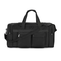 Черная маленькая сумка через плечо, чемодан, надевается на плечо, 66×30×34см