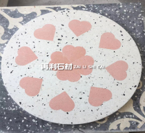 Terrazzo Zhejiang Zaili stone crafts Private custom processing ashtray tea table Stone pier pattern checkerboard word