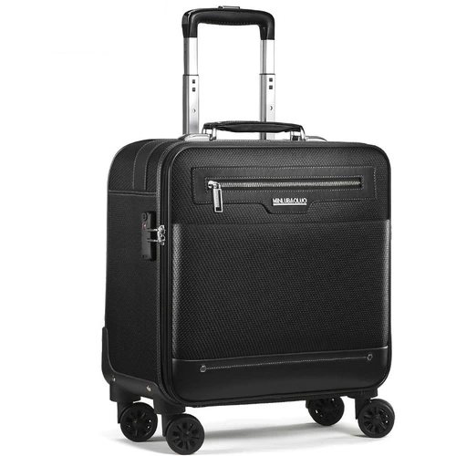 Черный универсальный чемодан, ткань оксфорд, 20 дюймов, 16 дюймов