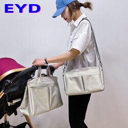 2023 New Model Mommy Bag, Mother and Baby Bag, Large Capacity for Prenatal Check-Ups, Multifunctional, Portable, Shoulder and Crossbody Bag, Lightweight for Moms on the Go