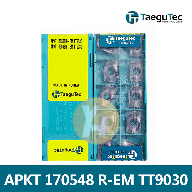 Tesolid milling cutter sheet grain APKT 170548170540 R-EM TT9030 09T308 09T308 TT9080 positive
