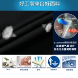 Летняя униформа, осенний комбинезон, черный лонгслив, короткий рукав