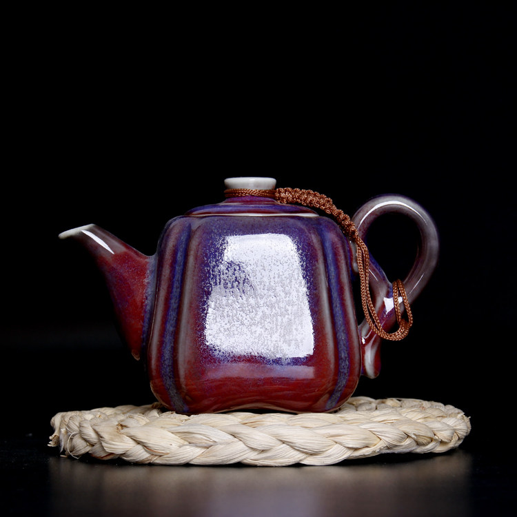 Jun Kiln Classical tea pot Ceramic large size kettle Jun porcelain Gongfu tea kiln turned into handmade creative pot special price