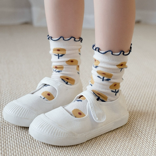 Детские гольфы, хлопковые носки для принцессы подходит для мужчин и женщин, средней длины