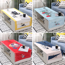 Waterproof and anti-hot Net red living room fabric rectangular tea table cloth household Nordic cotton linen tablecloth cover