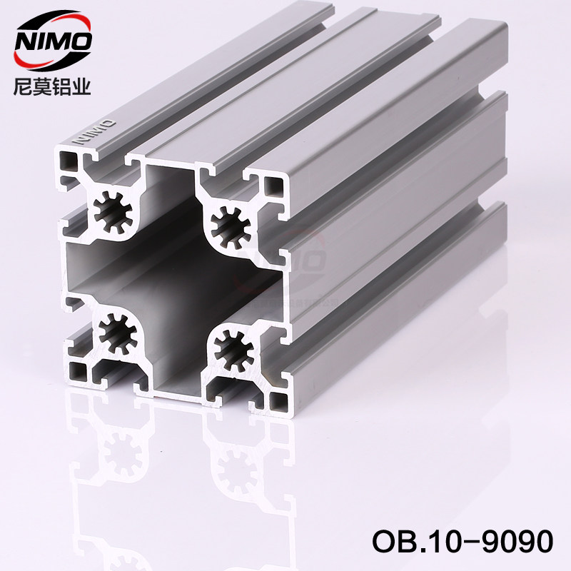 Automation equipment Large aluminium frame aluminium extrusion material tubing shelving aluminium alloy DIY Industrial aluminium milking material 9090