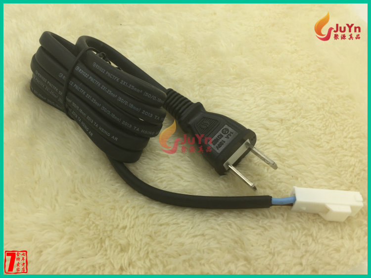 Japan imported original single head power cord 1 25 square x2 pure copper DIY fever CD machine power cable