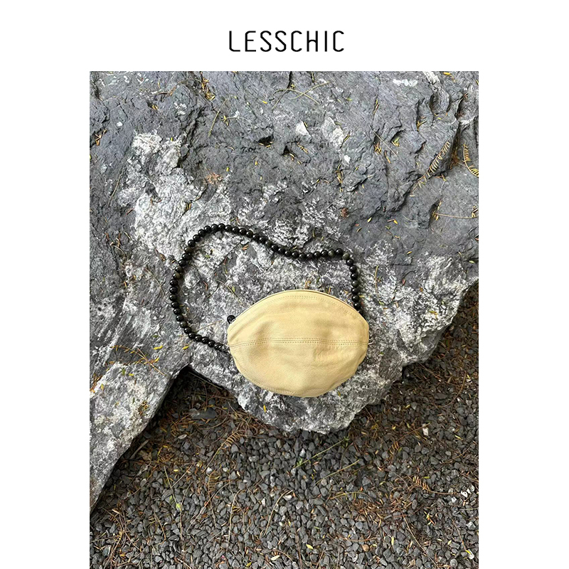 Lesschic【Rugby】Original Imported Nappa Lambskin Fashionable Simple Casual Crossbody Shoulder Bag