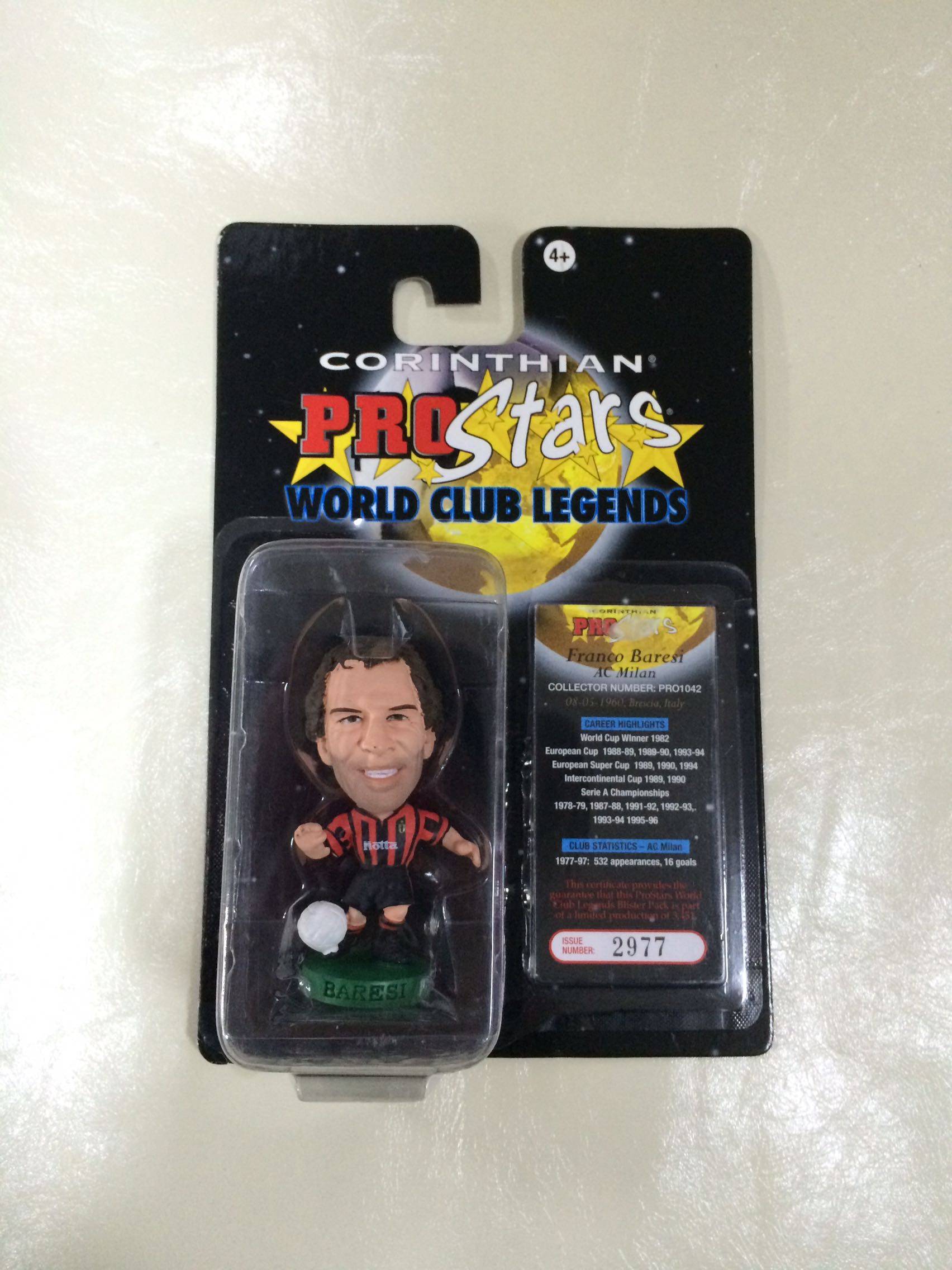 Corinthian ProStars AC Milan Baressi puppet paparazzi PRO1042 (original box)