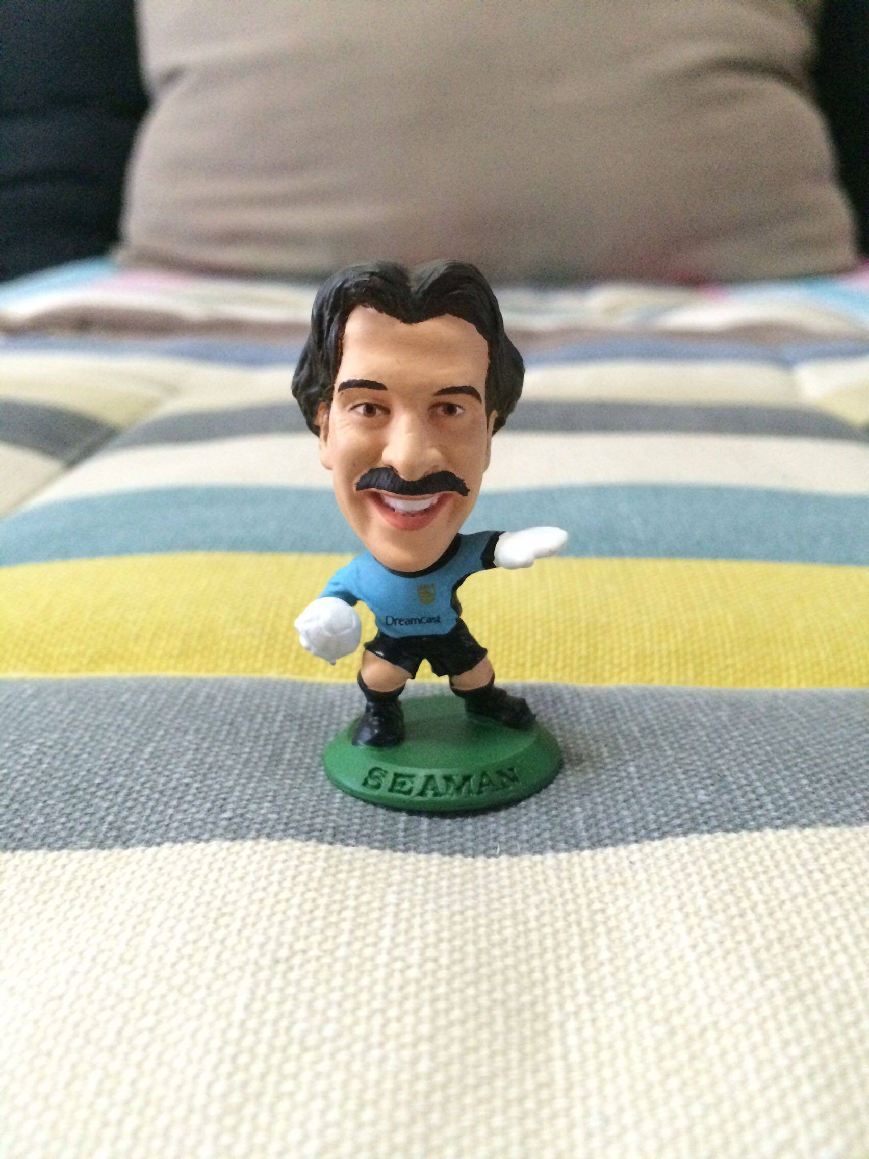 Corinthian Microstars Arsenal Seaman Football Doll MC035 Green Base