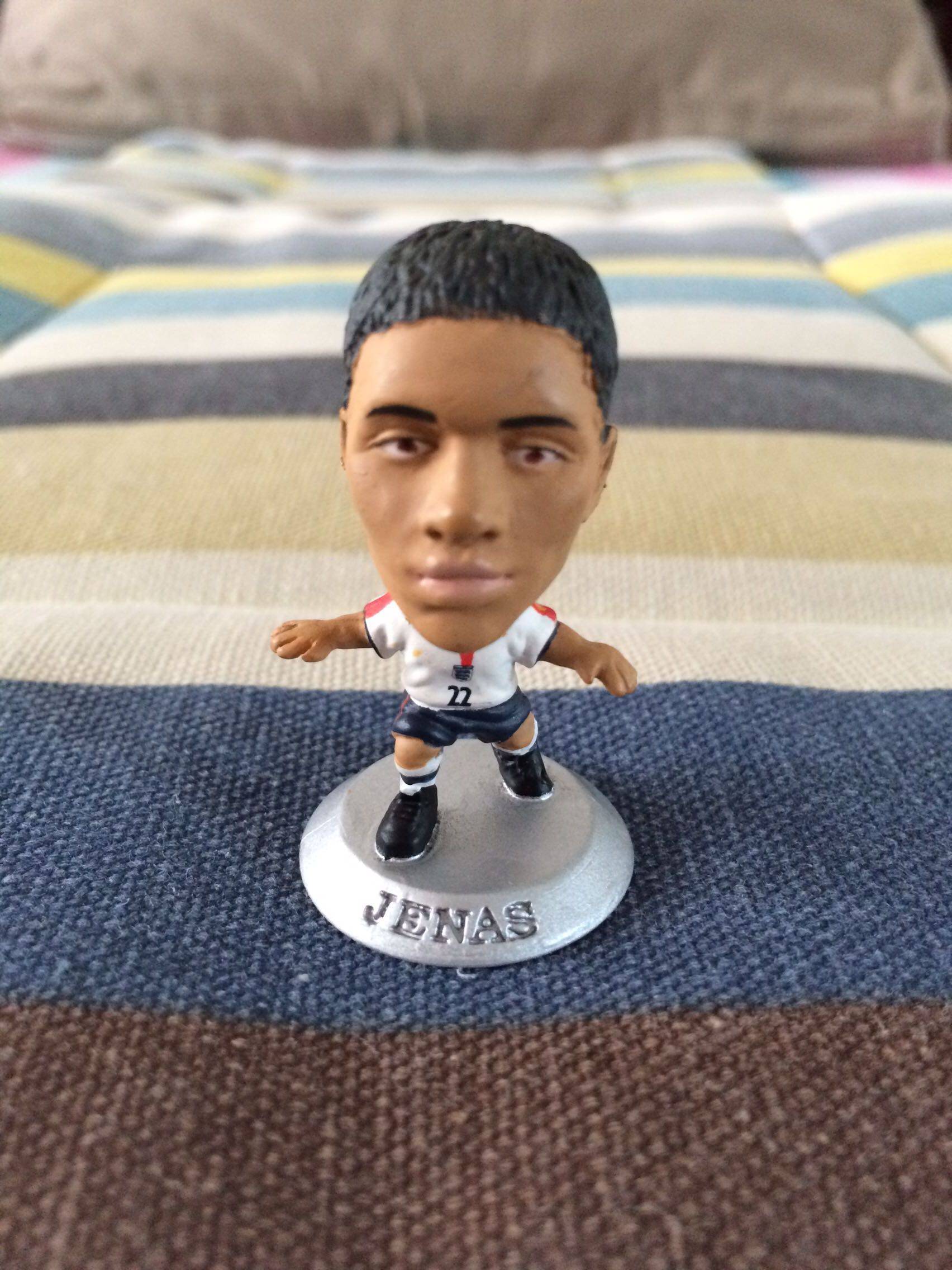 Corinthian Microstars England Yenas Football Doll Dude Handled Silver 2362