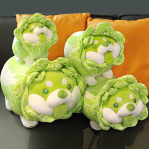 Genuine vegetable elf cabbage dog plush doll doll Tide play anime peripheral birthday gift