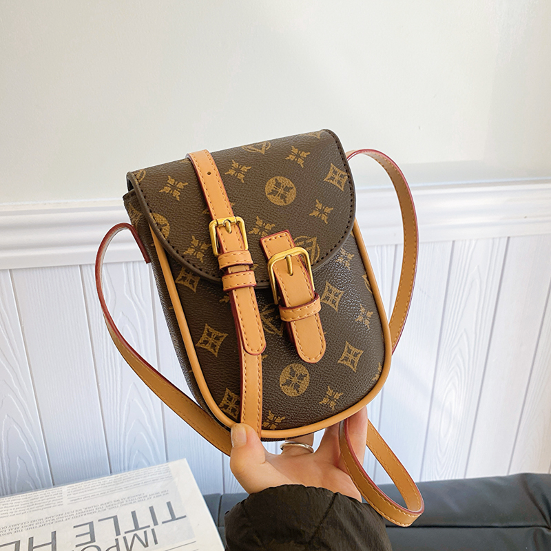 Summer Small Bag for Women 2024 New Style Monogram Mobile Phone Bag Mini Bag High-End Versatile Shoulder Crossbody Bag