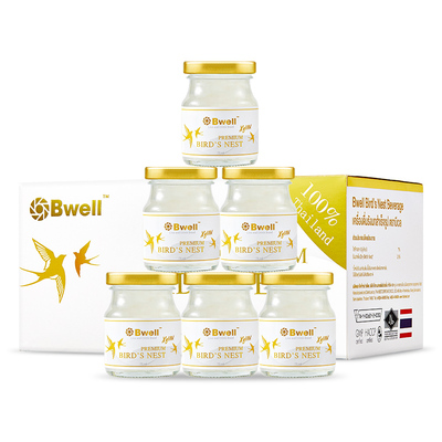 泰国Bwell燕窝即食孕妇滋补品75ml*12瓶